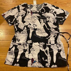 Disney Princess Nurse Scrubs - Size Medium